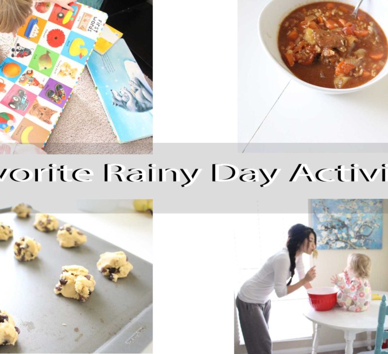 RAINY DAY TODDLER ACTIVITIES
