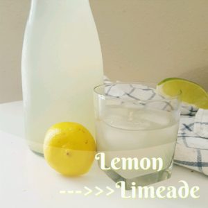 lemon limeade summer beverage